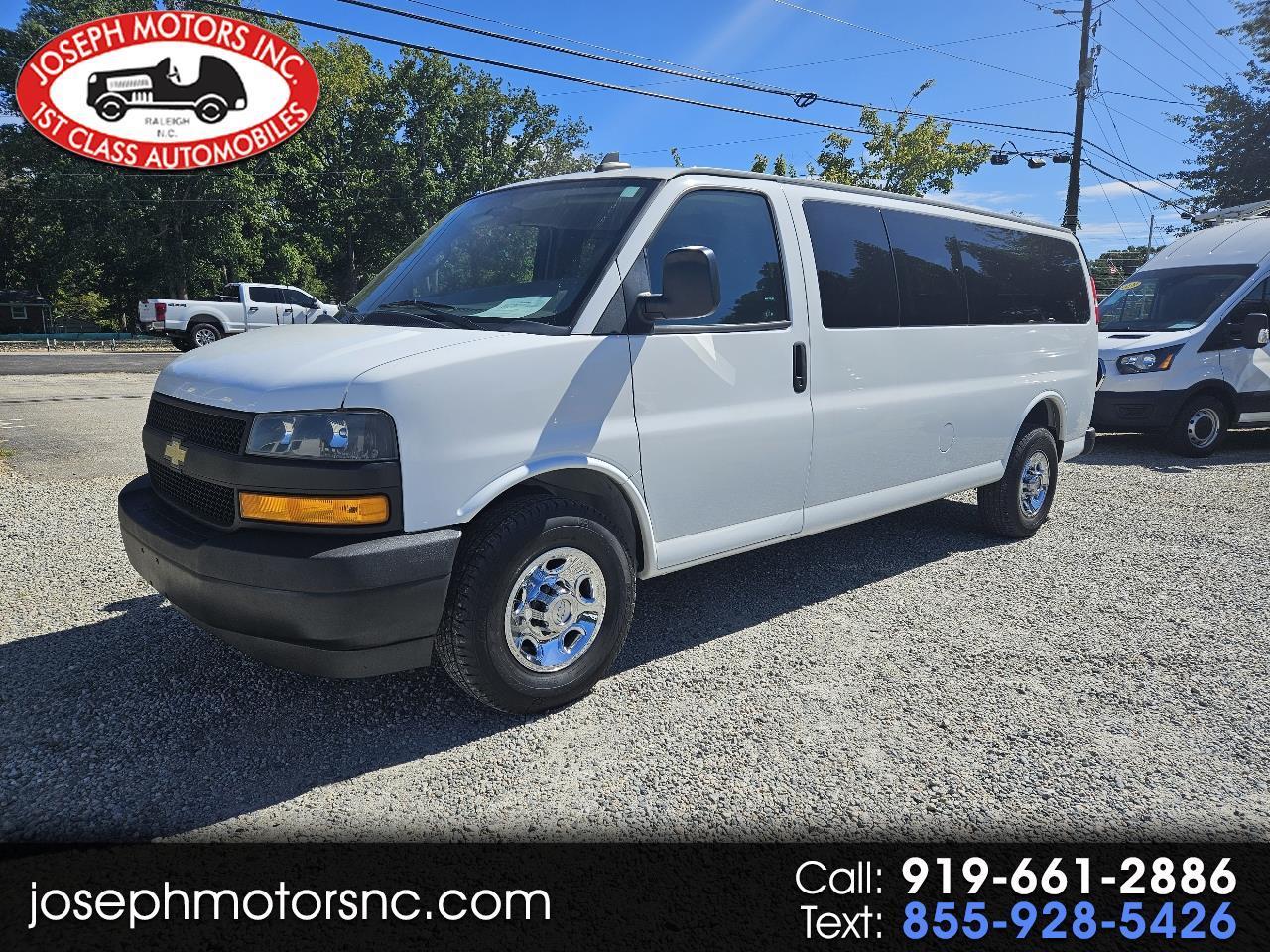 2019 Chevrolet Express LS 3500 Extended, For Sale In Raleigh, NC.