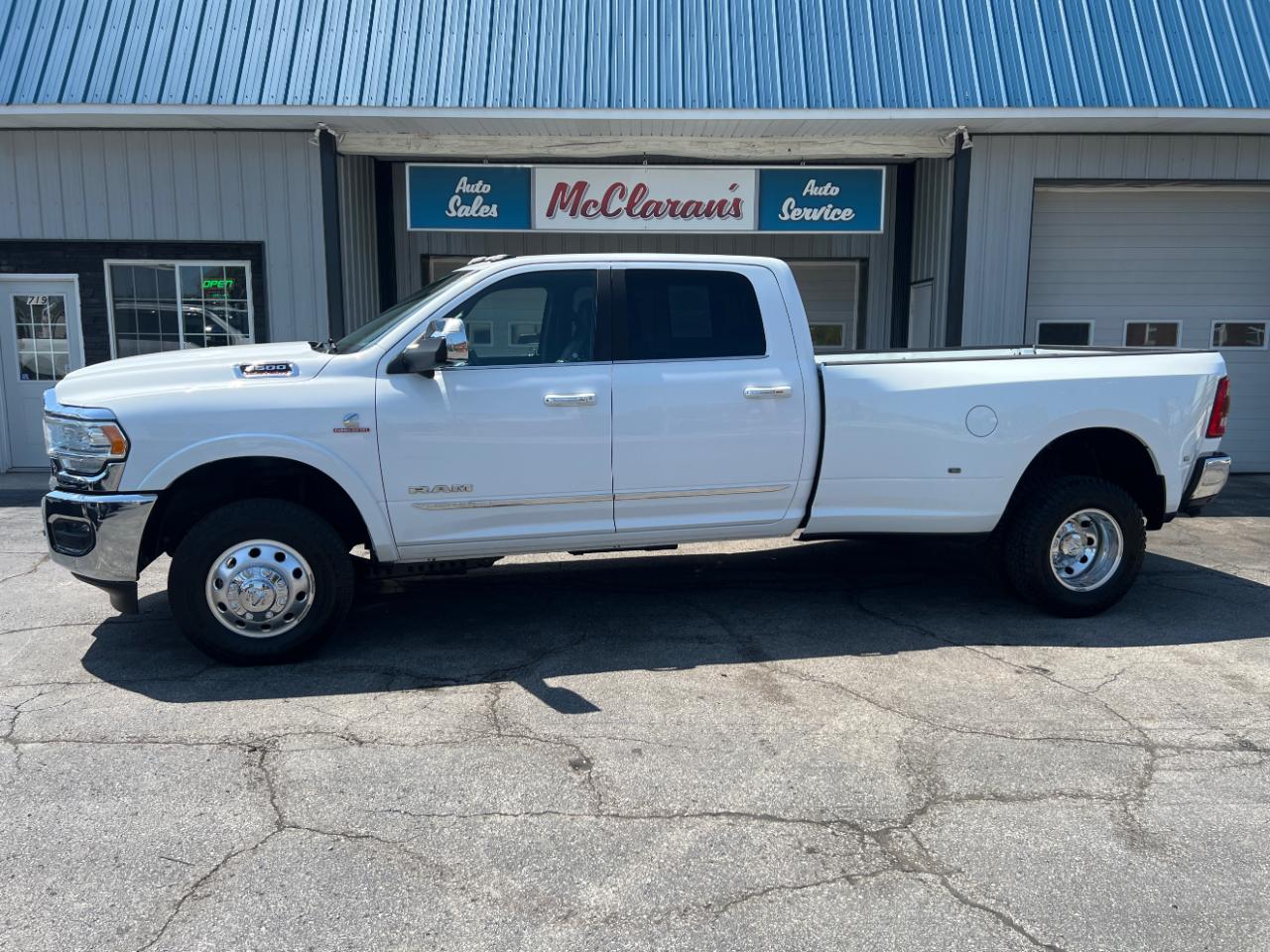 White 2020 RAM 3500 Pickup Truck Four-Wheel Drive Automatic