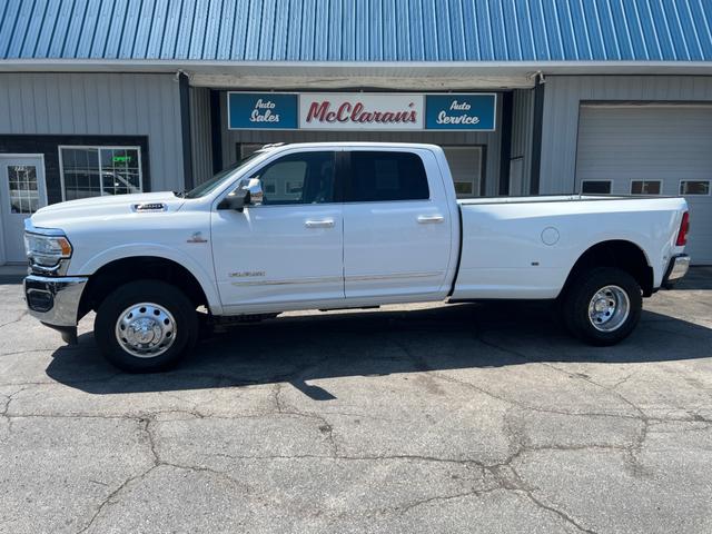 White 2020 RAM 3500 Pickup Truck Four-Wheel Drive Automatic