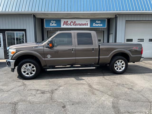 Brown 2015 Ford F-250 Super Duty Pickup Truck Four-Wheel Drive Automatic