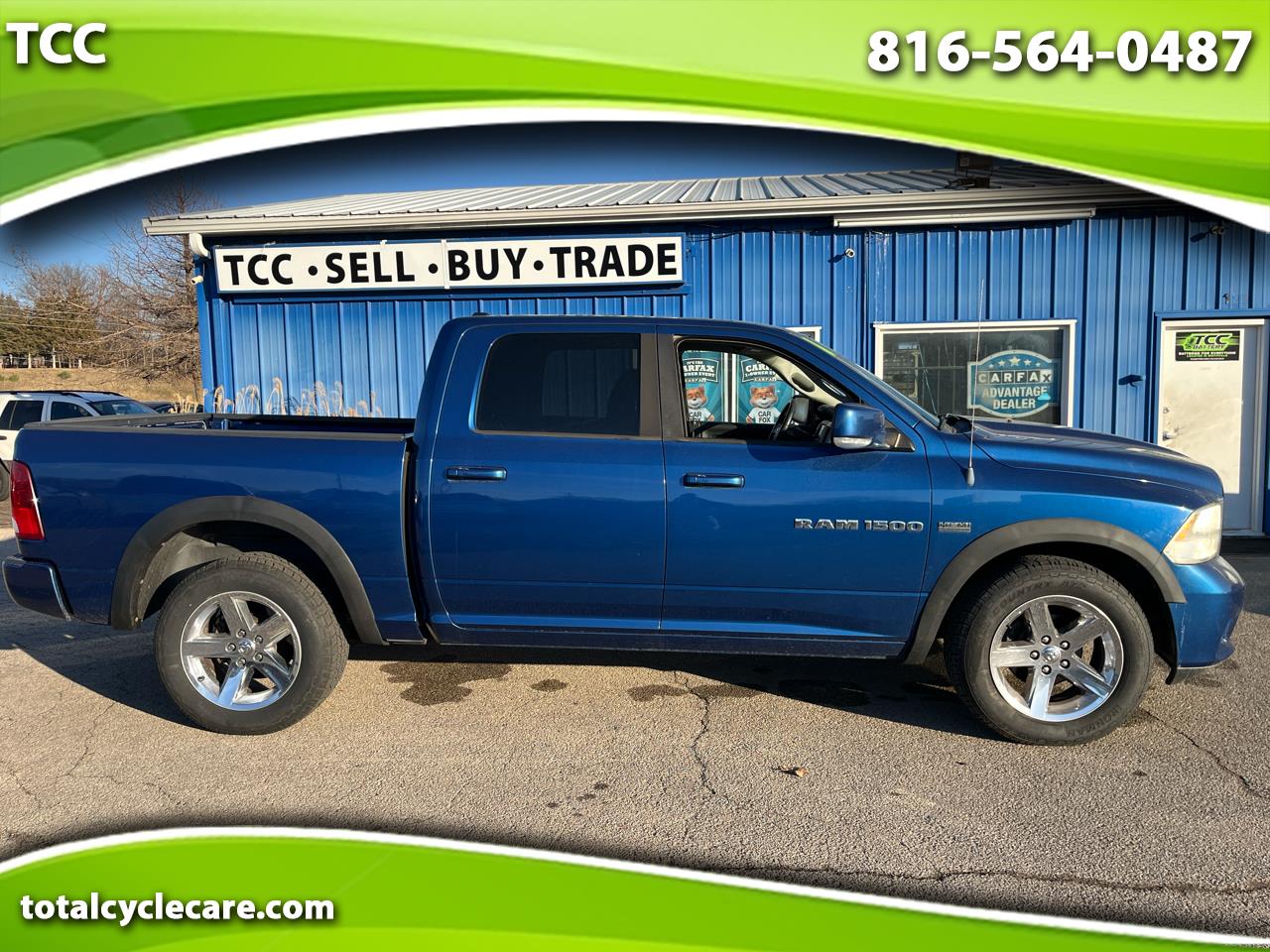 RAM 1500 4WD Crew Cab 140.5" Sport 2011