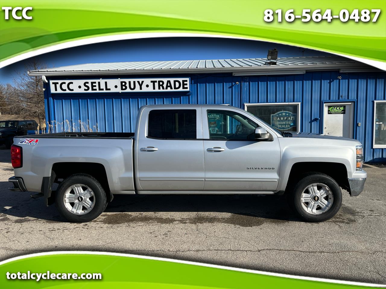 2015 Chevrolet Silverado 1500 4WD Crew Cab 143.5" LT w/2LT