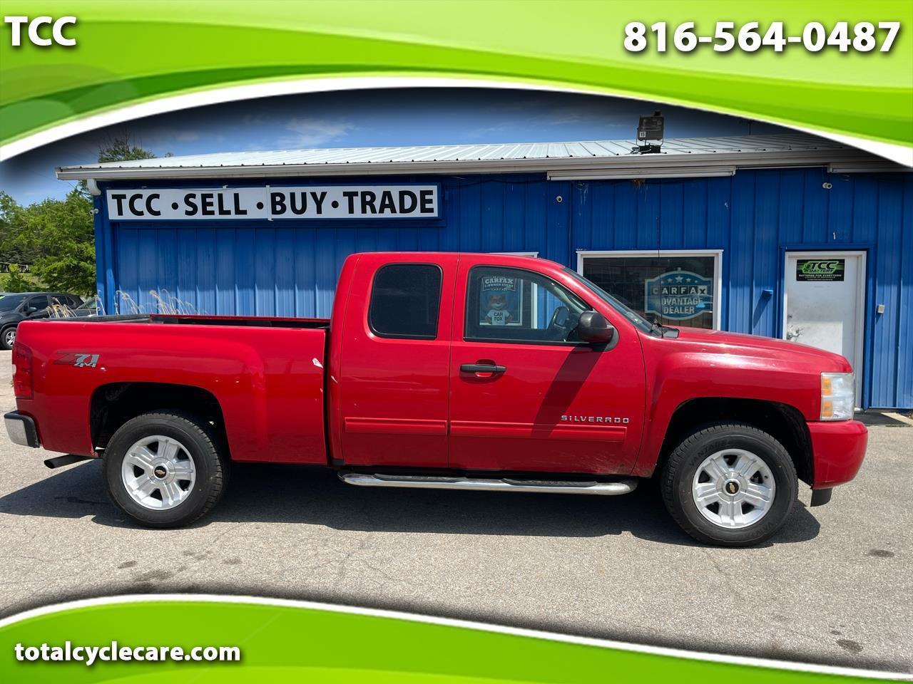 2010 Chevrolet Silverado 1500 4WD Ext Cab 143.5" LT