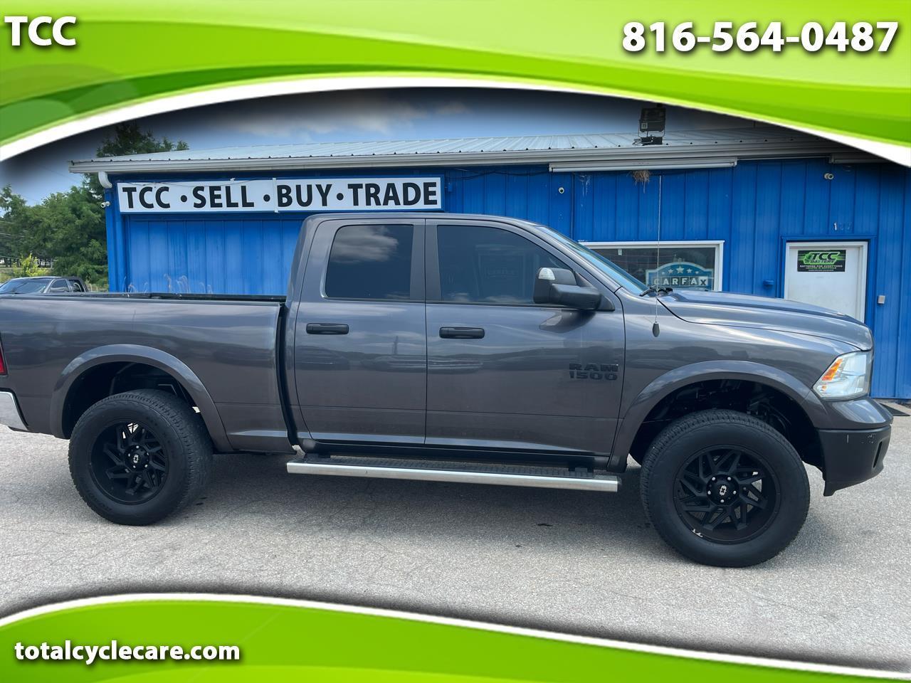 2017 RAM 1500 4WD Quad Cab 140.5" Outdoorsman