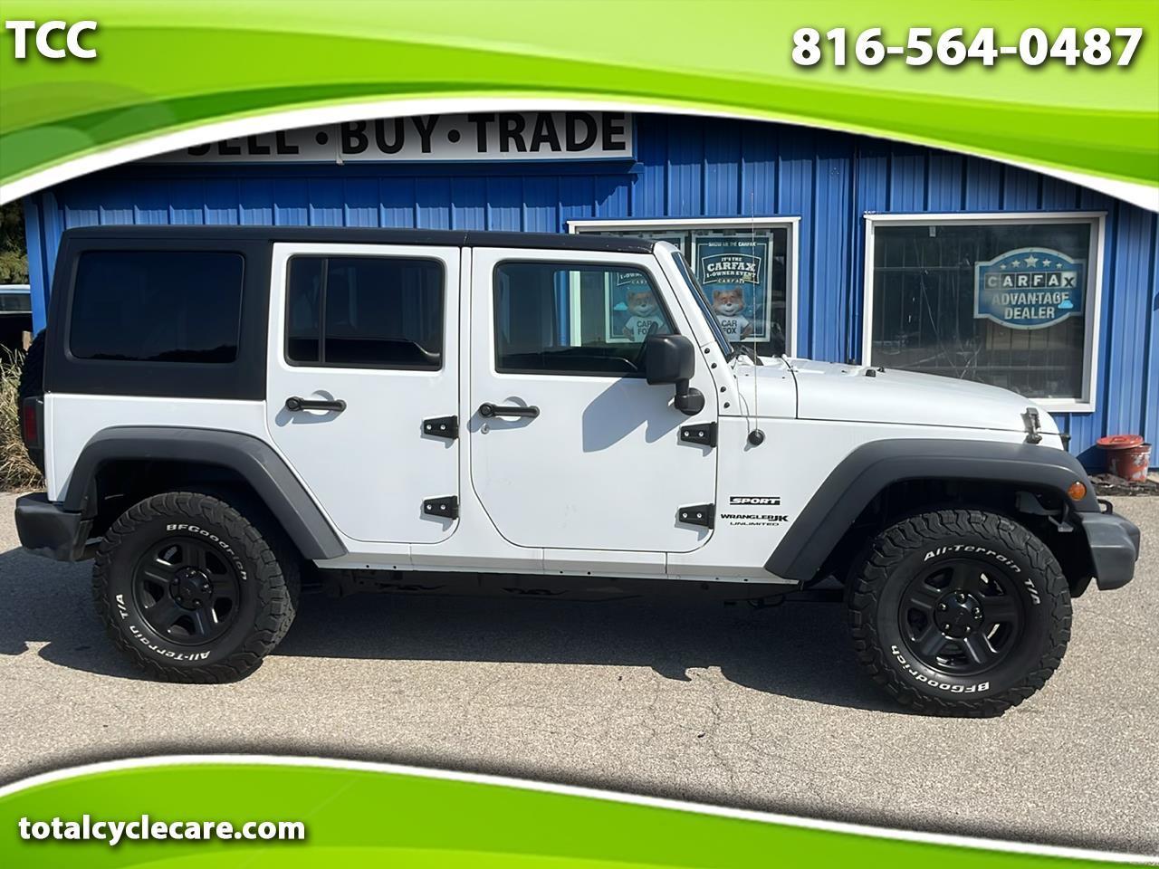 2018 Jeep Wrangler JK Unlimited Sport 4x4