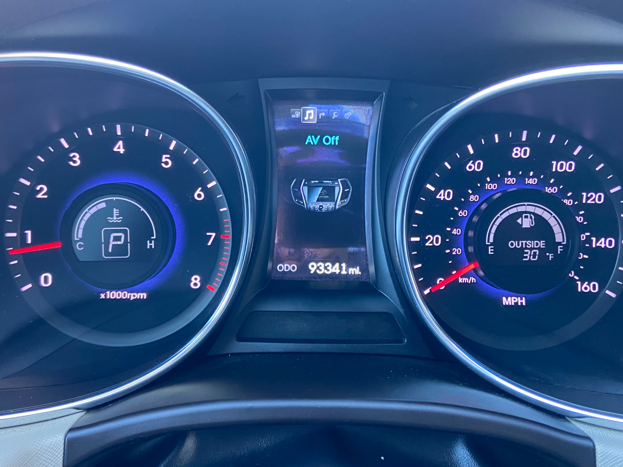 Hyundai Santa Fe AWD 4dr V6 GLS 2014