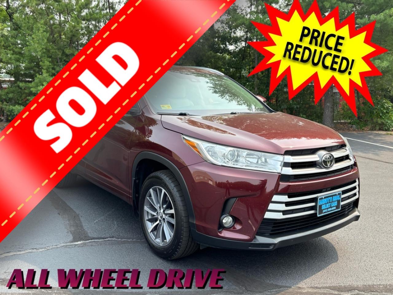 Toyota Highlander XLE AWD V6 2017