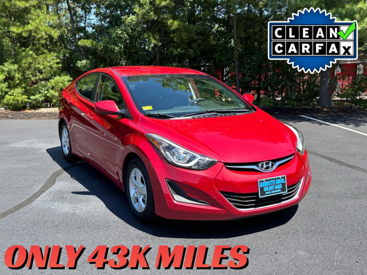 Hyundai Elantra SE 6AT 2015