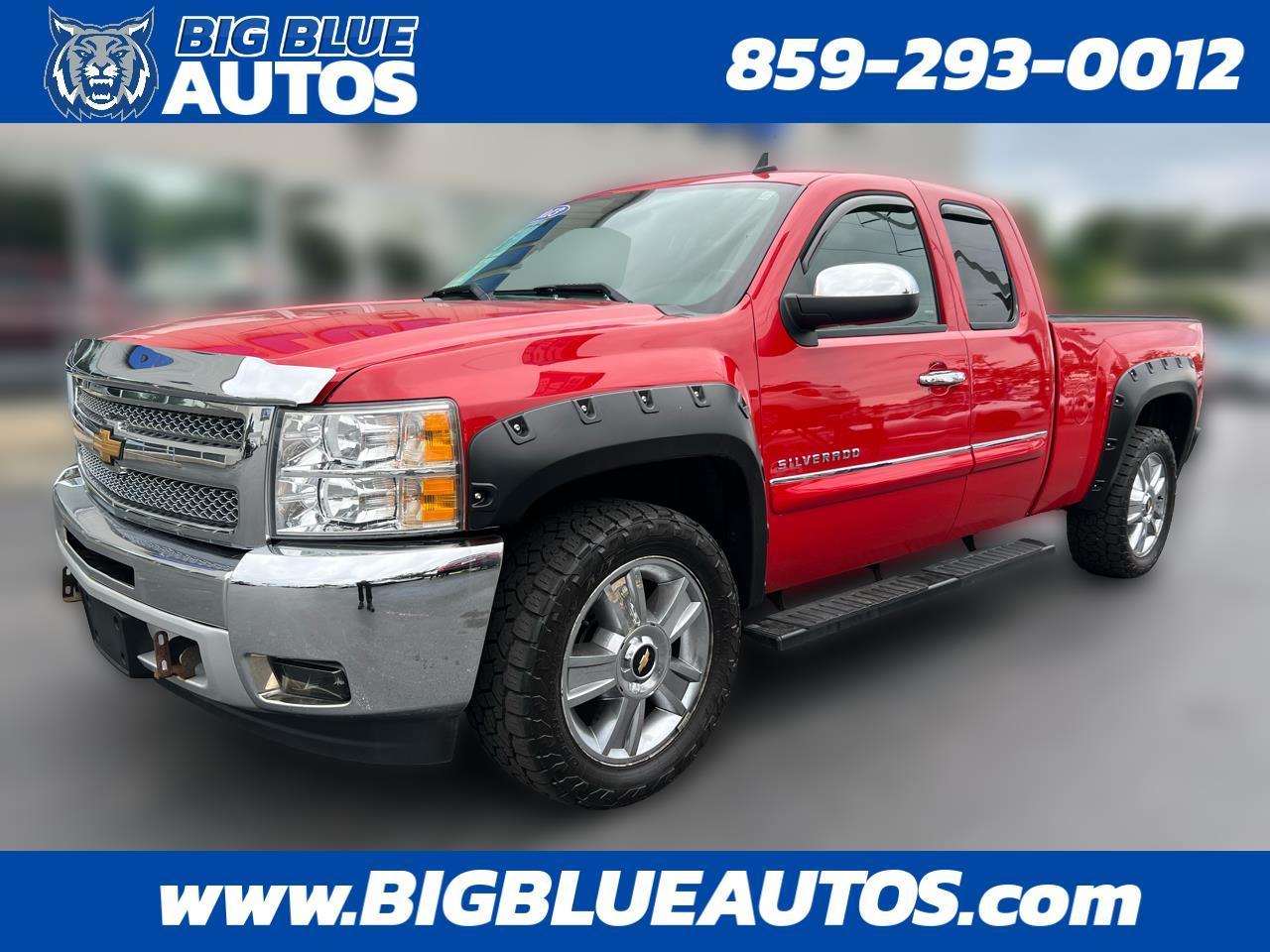 2013 Chevrolet Silverado 1500 4WD Ext Cab 143.5" LT