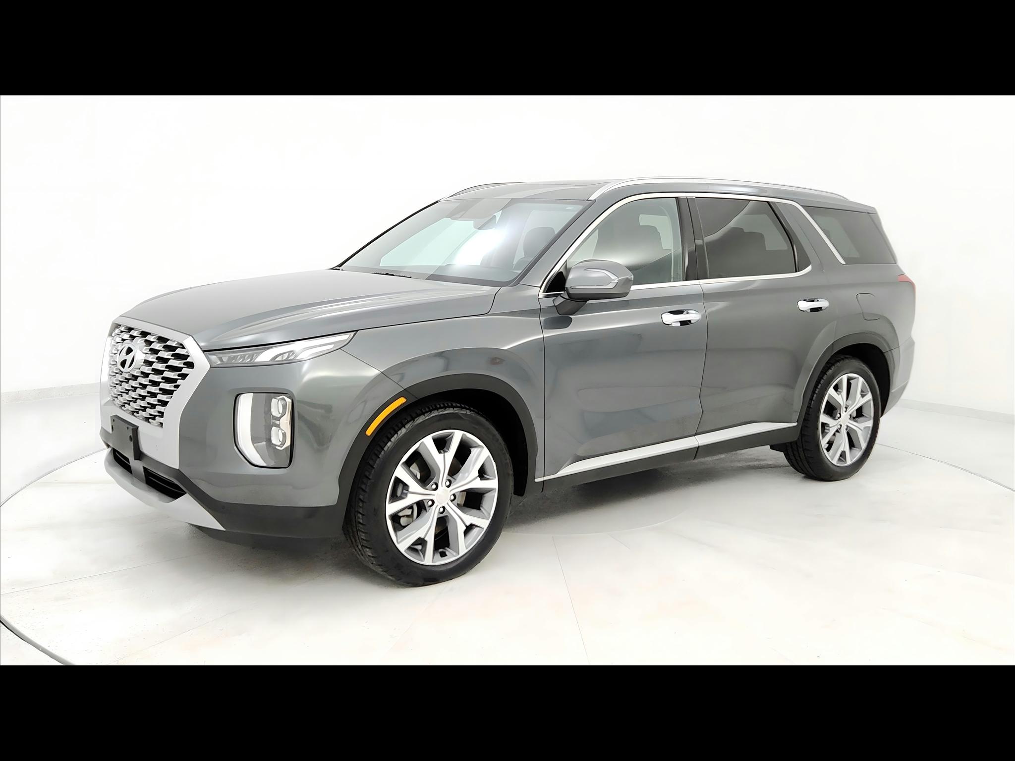 Gray 2022 Hyundai Palisade SEL with Black Premium Nappa Leather Seats ...