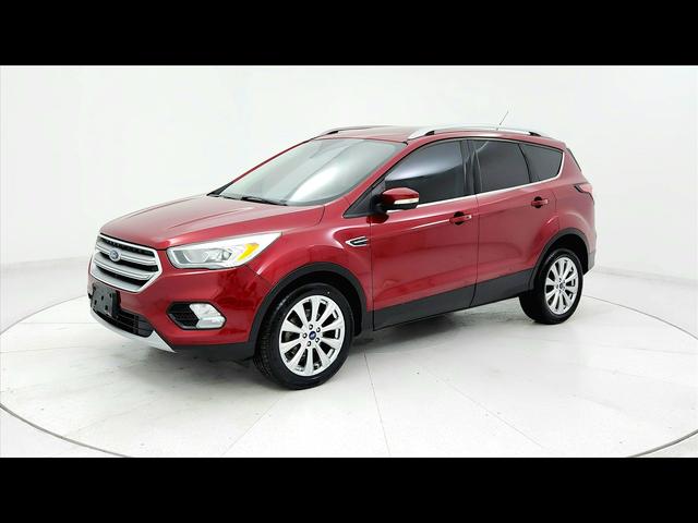 Red 2017 Ford Escape Titanium FWD SUV / Crossover Front-Wheel Drive Automatic