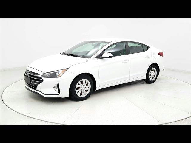 White 2019 Hyundai Elantra Sedan Front-Wheel Drive 6-Speed Automatic