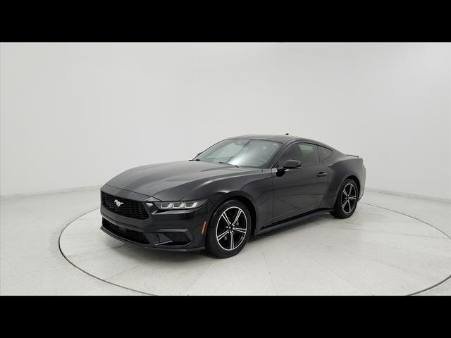 Black 2024 Ford Mustang Coupe Rear-Wheel Drive Automatic