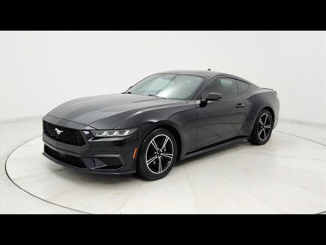 Black 2024 Ford Mustang Coupe Rear-Wheel Drive Automatic