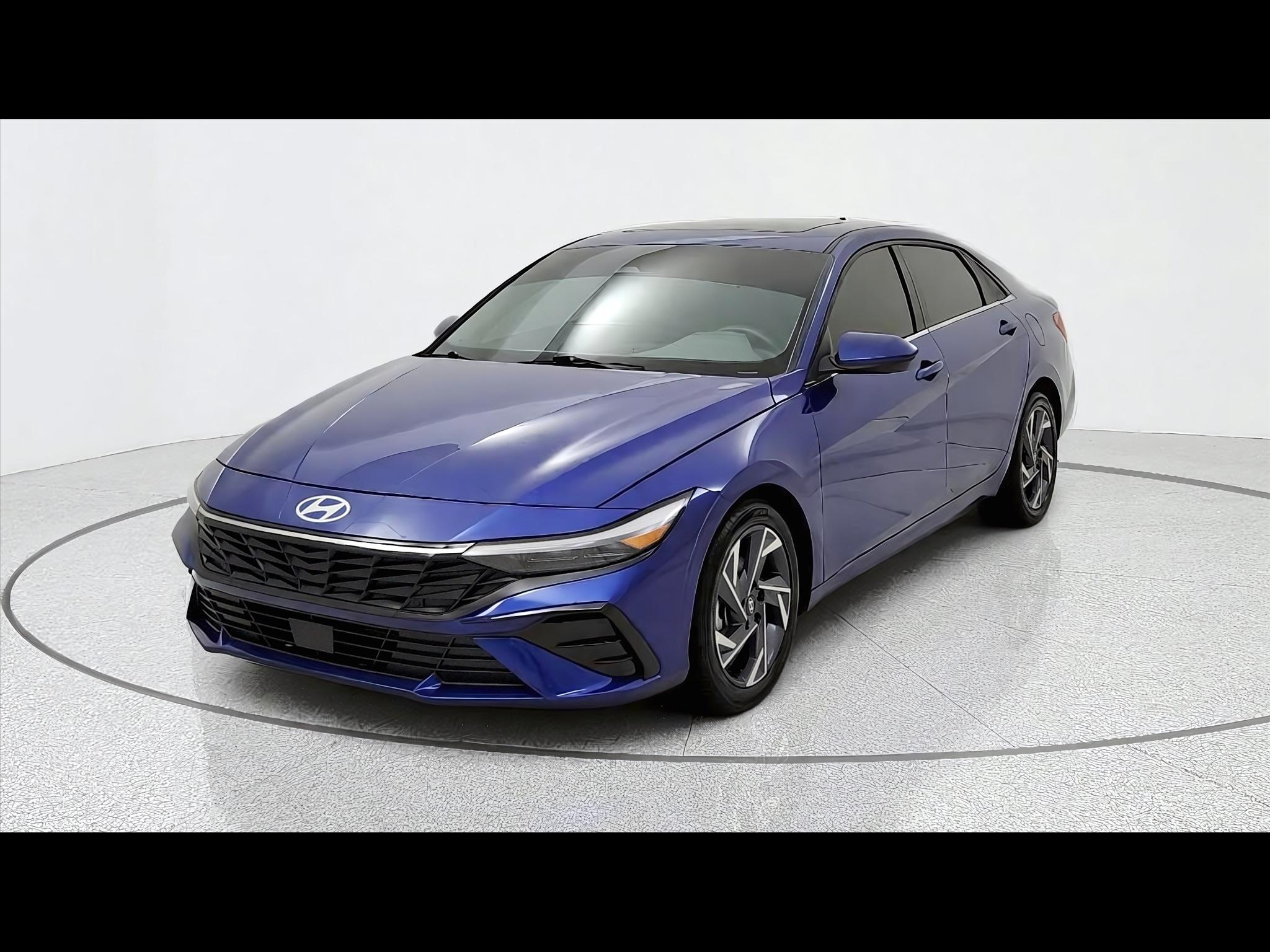 Blue 2025 Hyundai Elantra Sedan Front-Wheel Drive Automatic