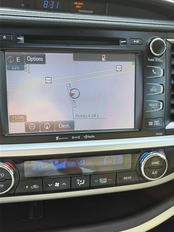 Toyota Highlander FWD 4dr V6 Limited (Natl) 2016
