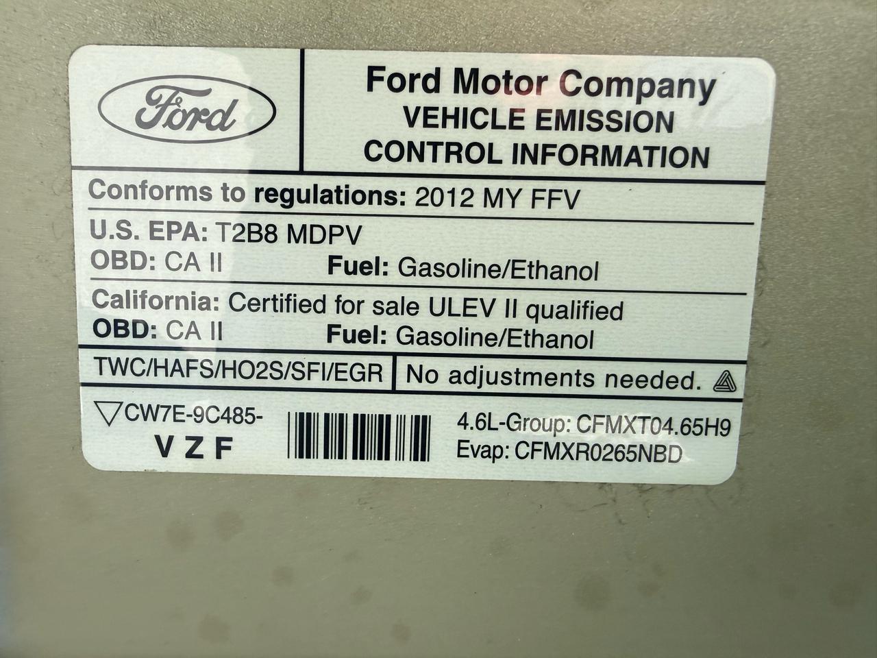 Ford Econoline E-250 2012
