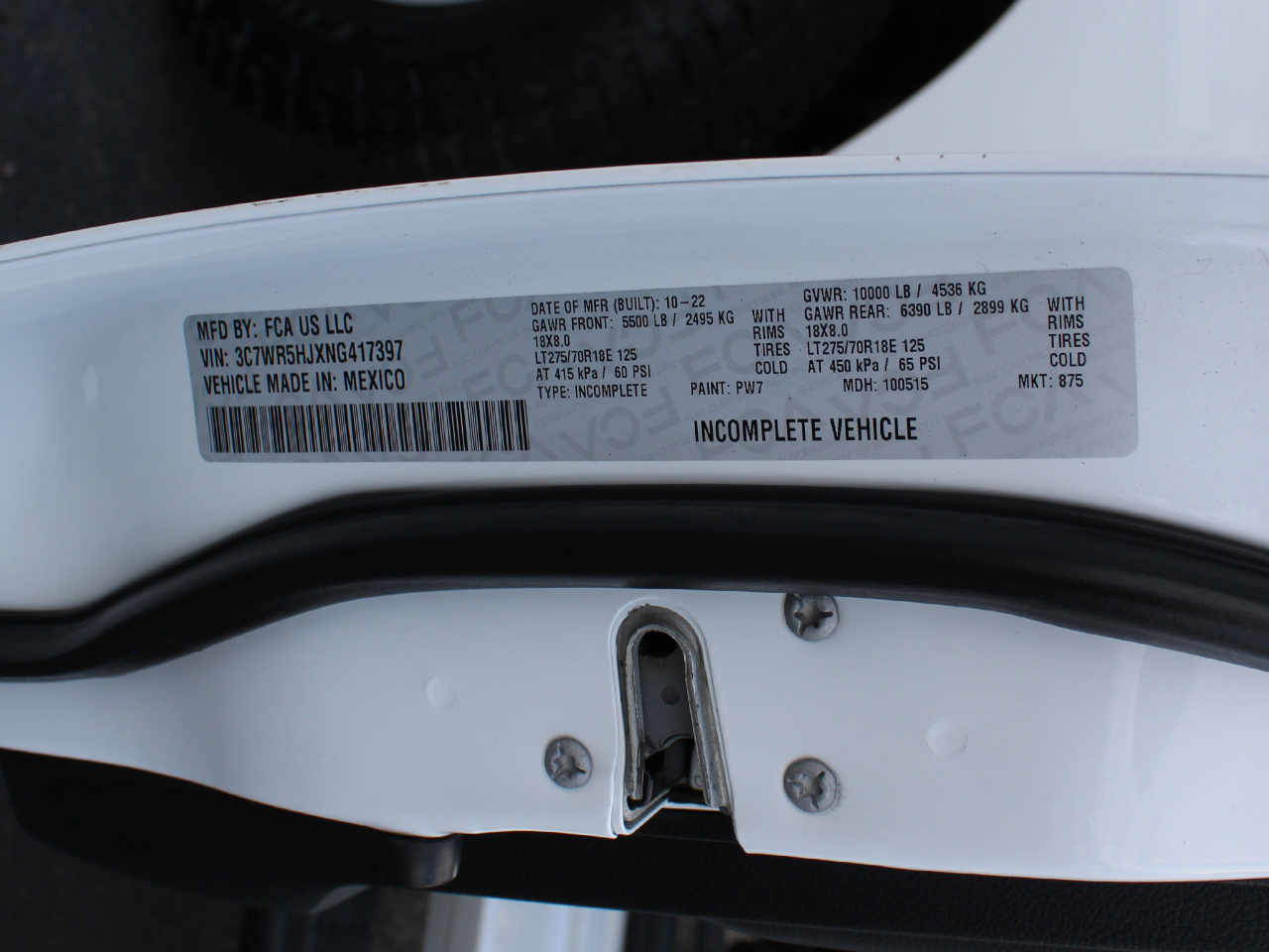 RAM 2500 Tradesman Crew Cab LWB 4WD 2022 RAM 2500 Tradesman Crew Cab LWB 4WD 2022