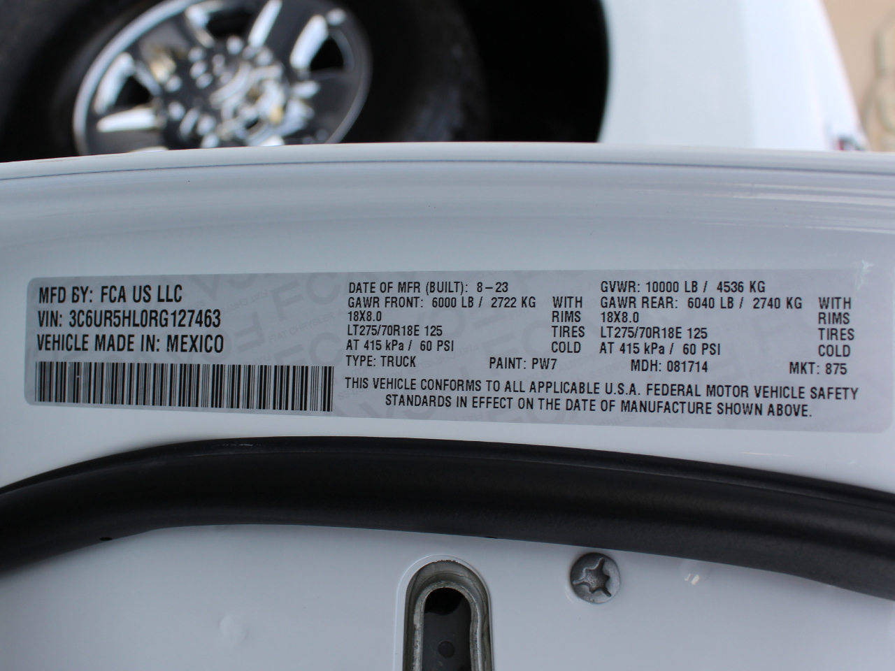 RAM 2500 Tradesman Crew Cab LWB 4WD 2024