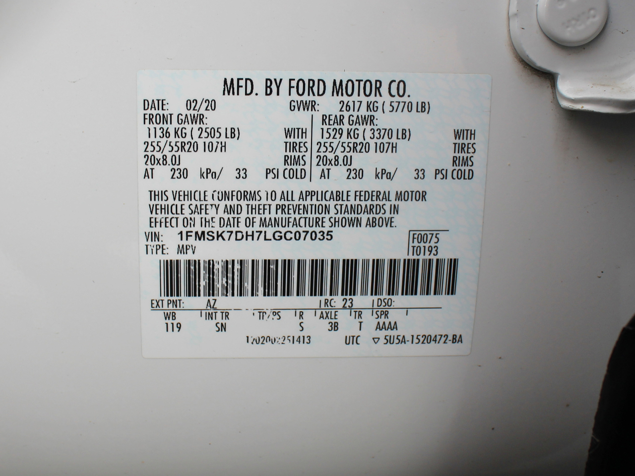 Ford Explorer XLT 2020