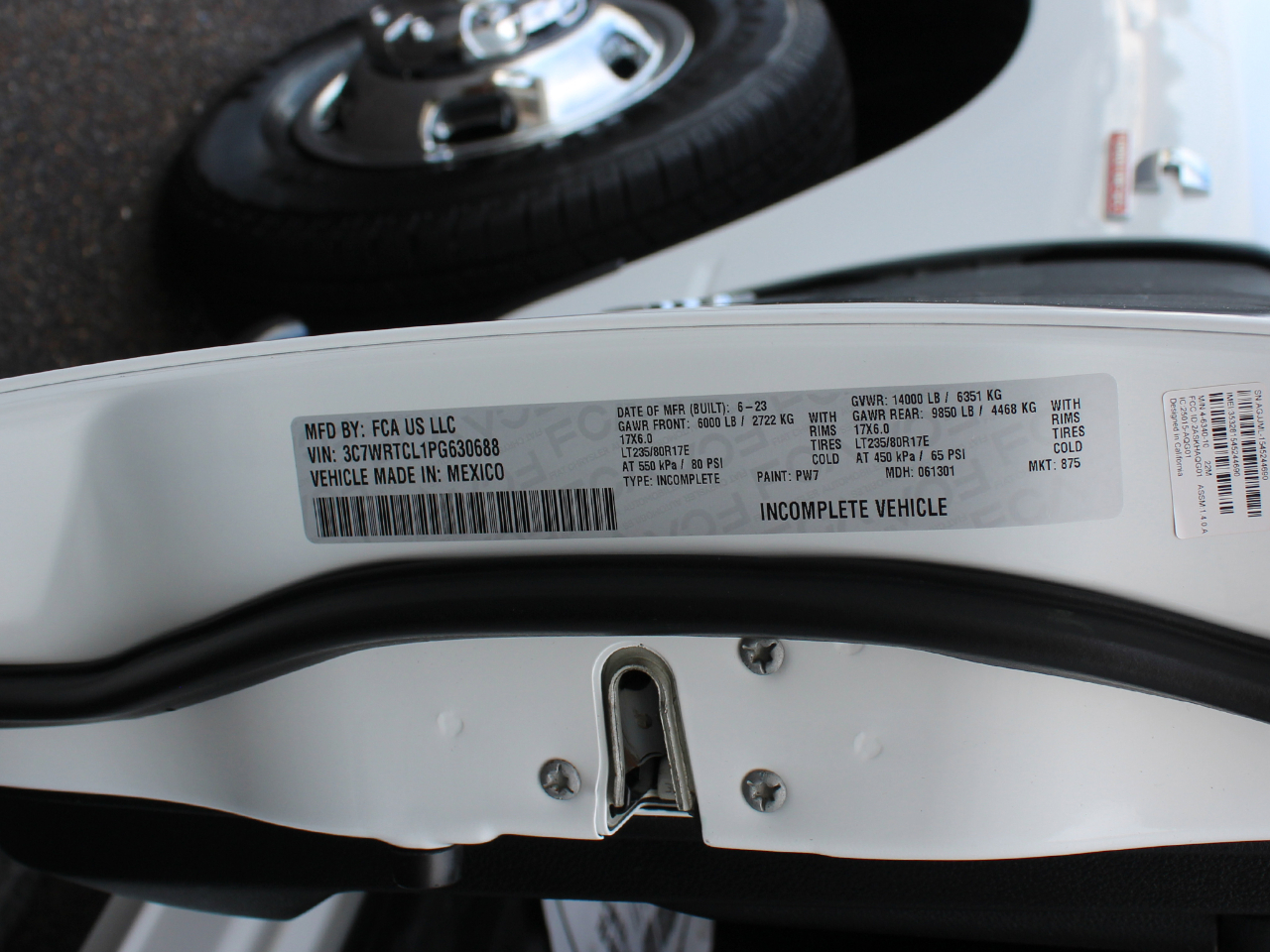 RAM 3500 Crew Cab 4WD DRW 2023