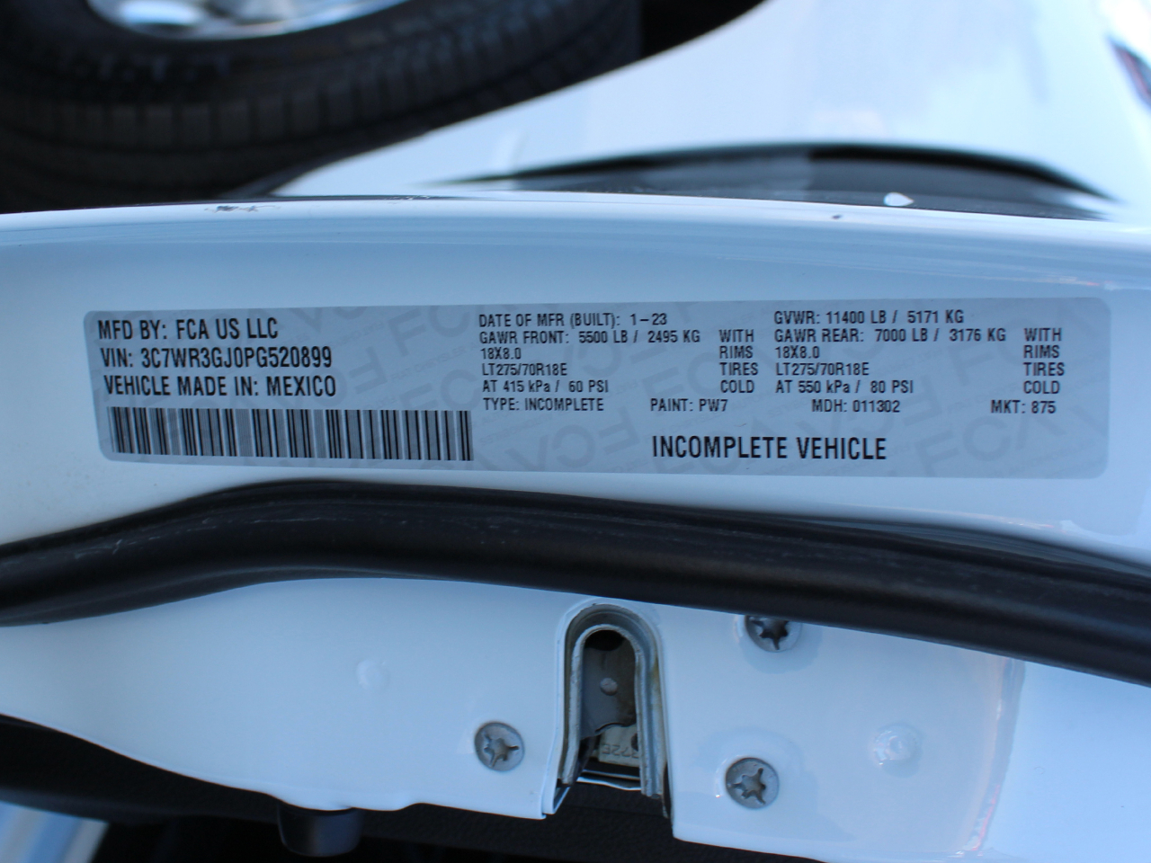 RAM 3500 ST Crew Cab LWB 4WD 2023