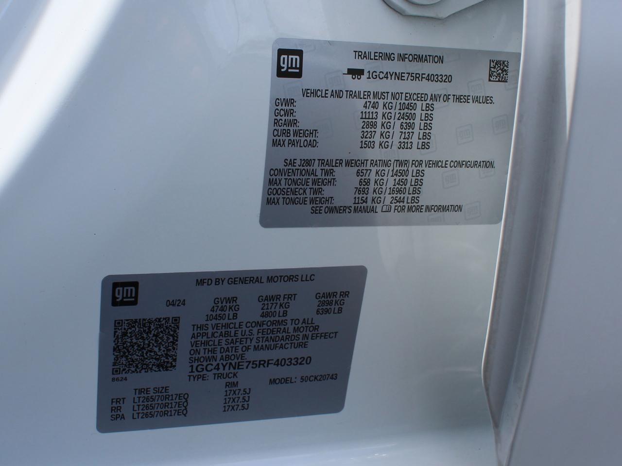 Chevrolet Silverado 2500HD LT Crew Cab Short Box 4WD 2024