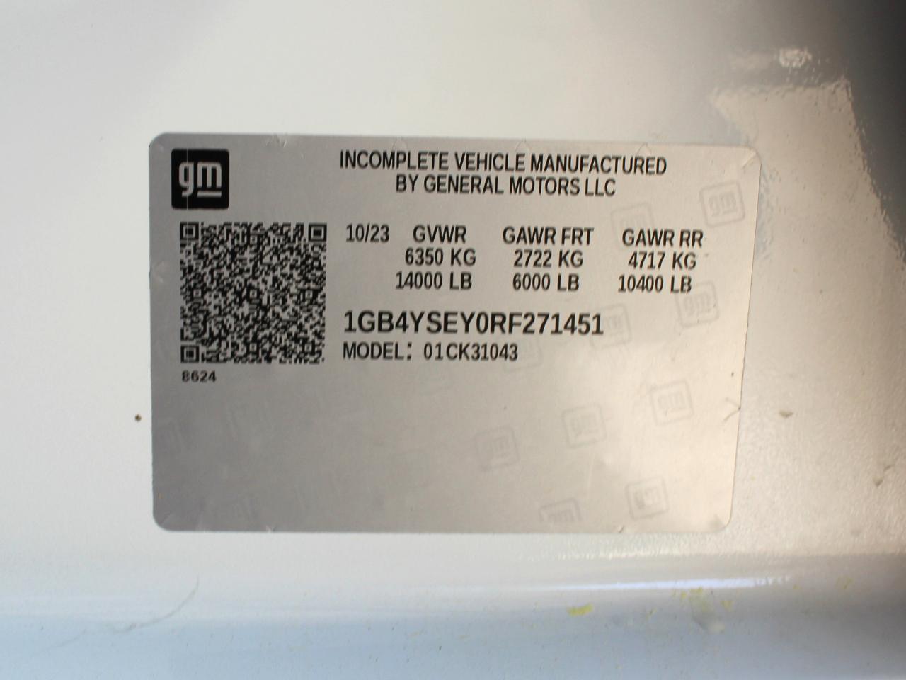 Chevrolet Silverado 3500HD Work Truck Crew Cab Long Box 4WD 2024