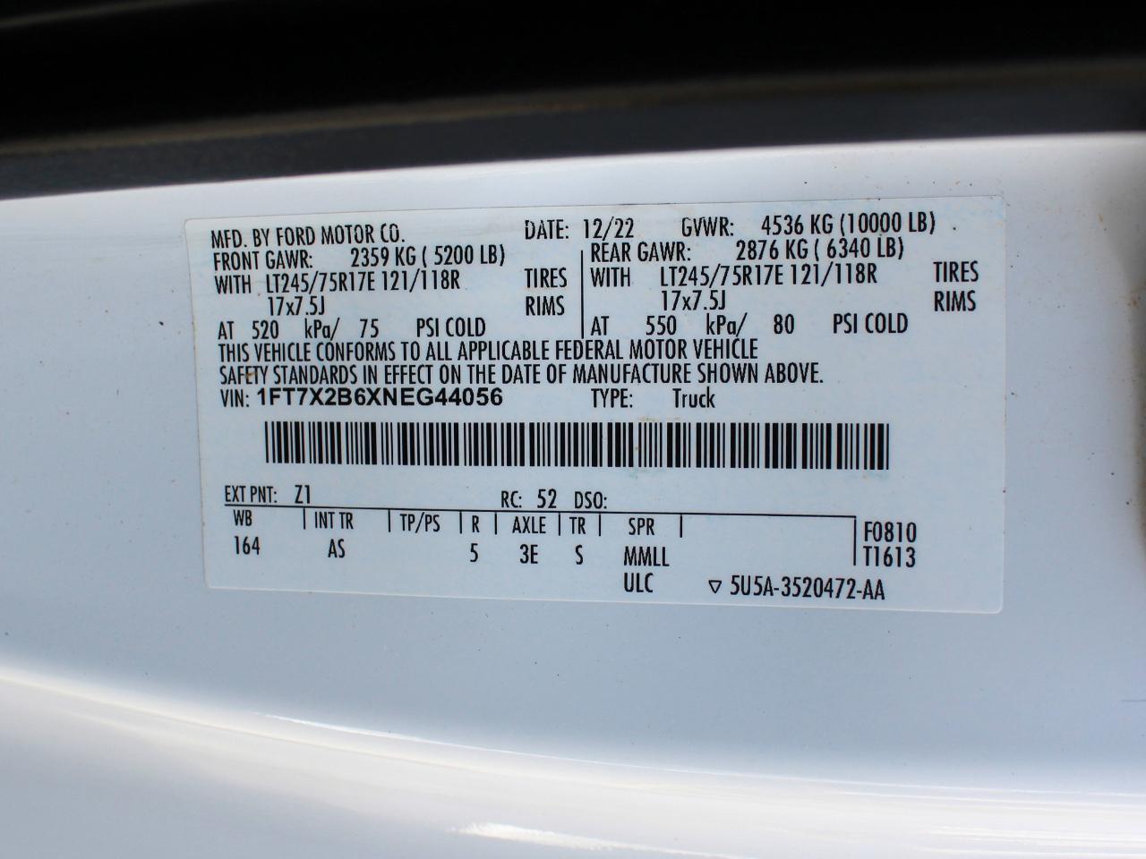 Ford F-250 SD XL SuperCab Long Bed 4WD 2022