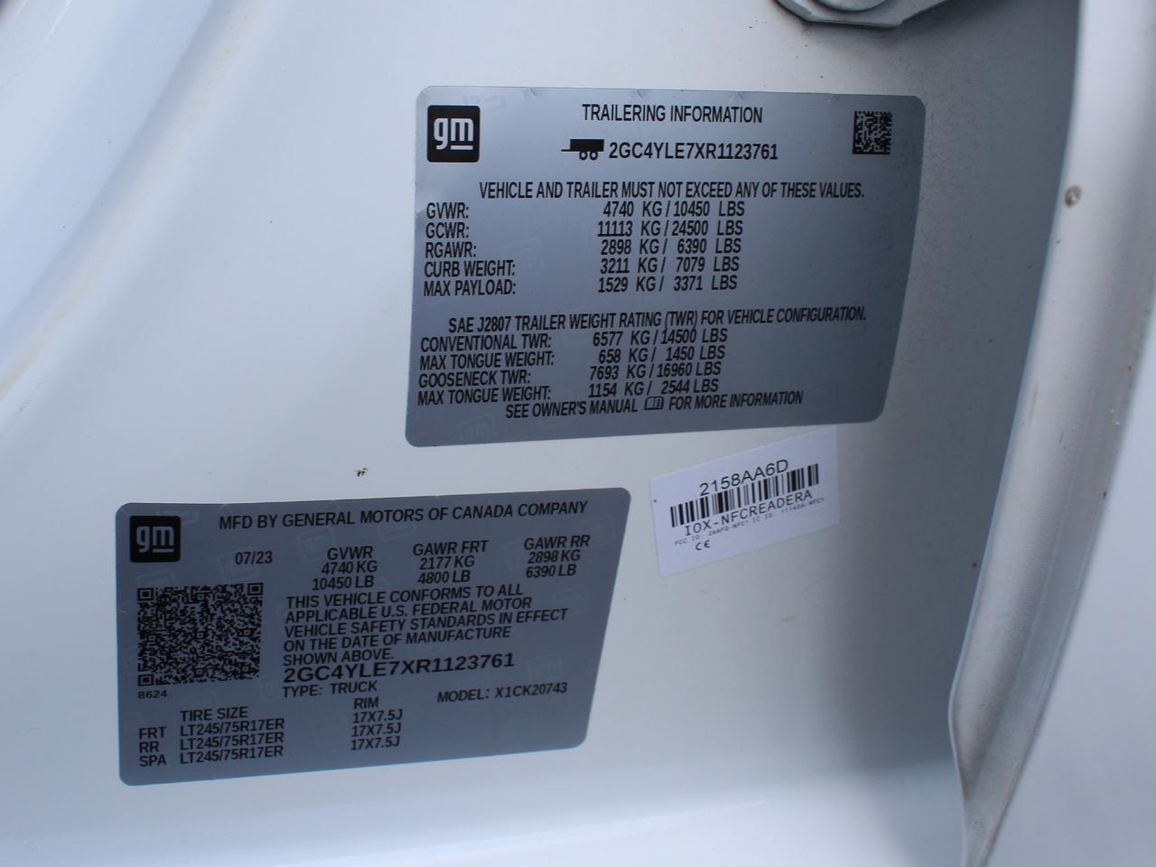 Chevrolet Silverado 2500HD Work Truck Crew Cab Short Box 4WD 2024