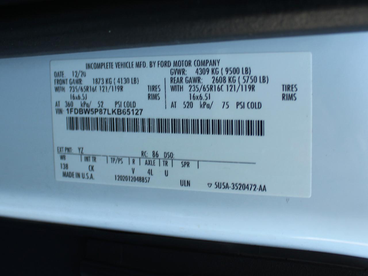 Ford Transit T-350 2020