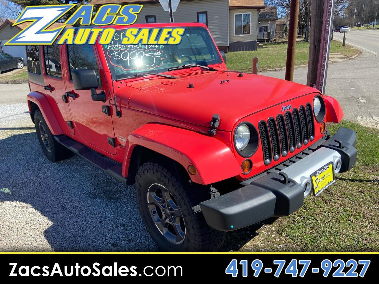 2013 Jeep Wrangler Unlimited Sahara 4WD