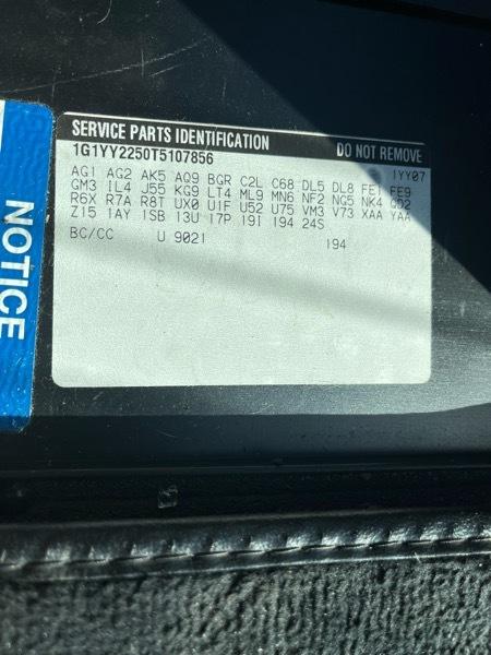 Chevrolet Corvette Collector Edition 1996