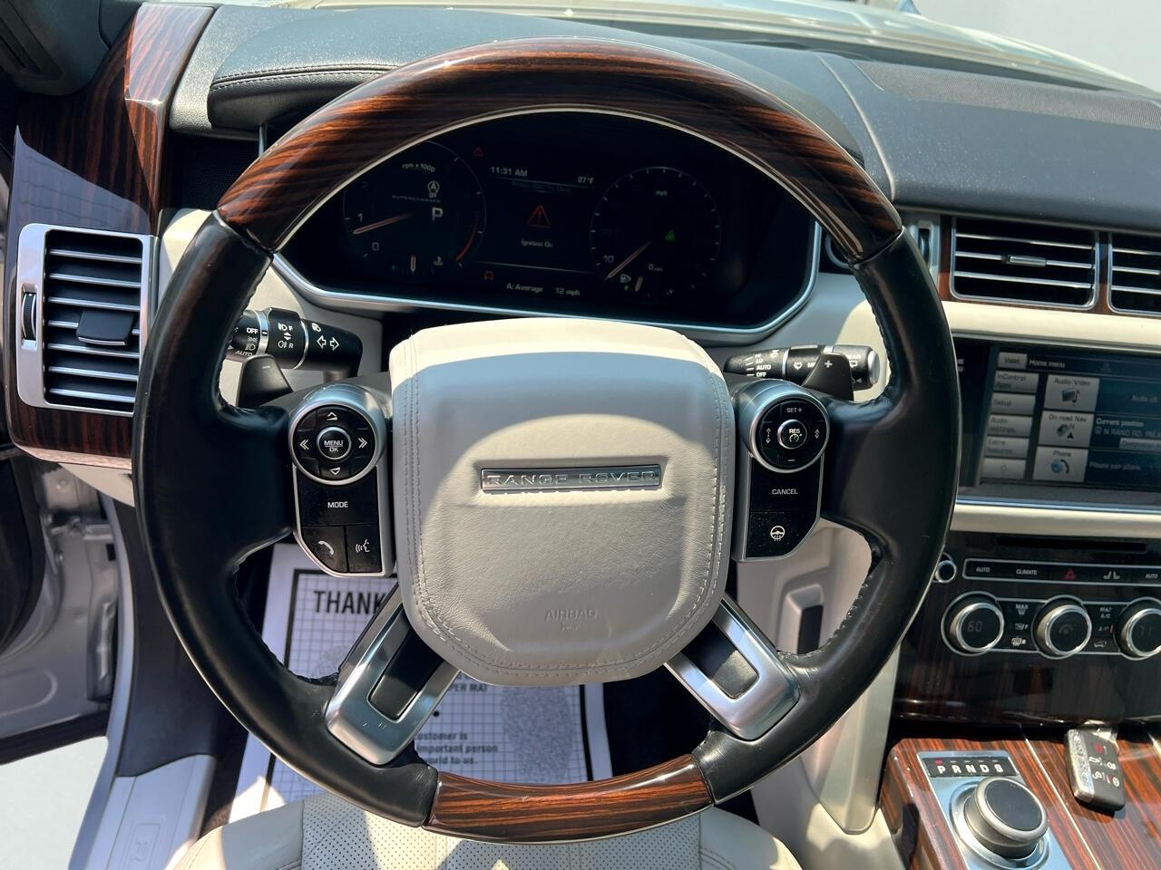 Land Rover Range Rover Supercharged 2015