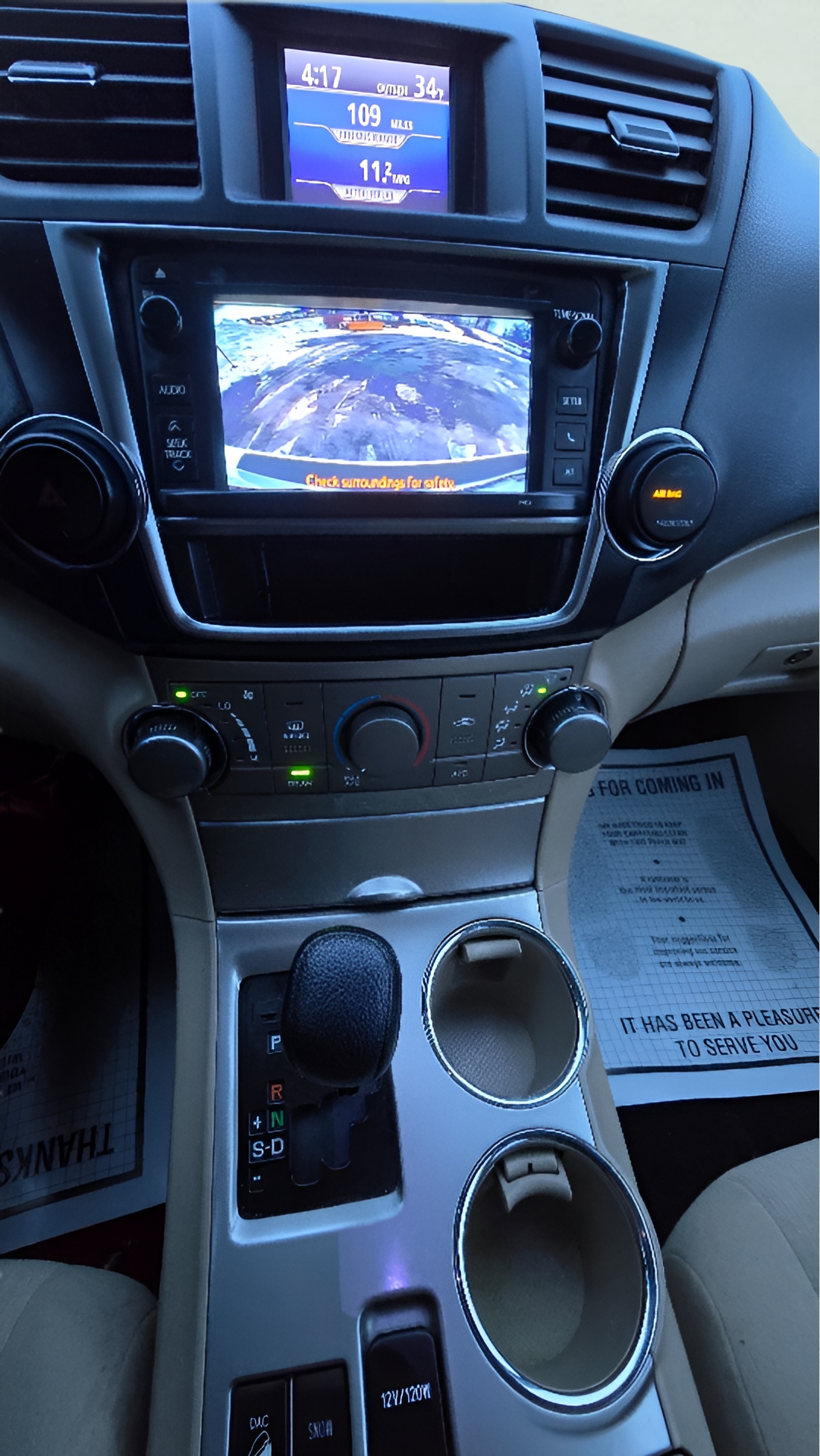 Toyota Highlander Base 4WD 2013