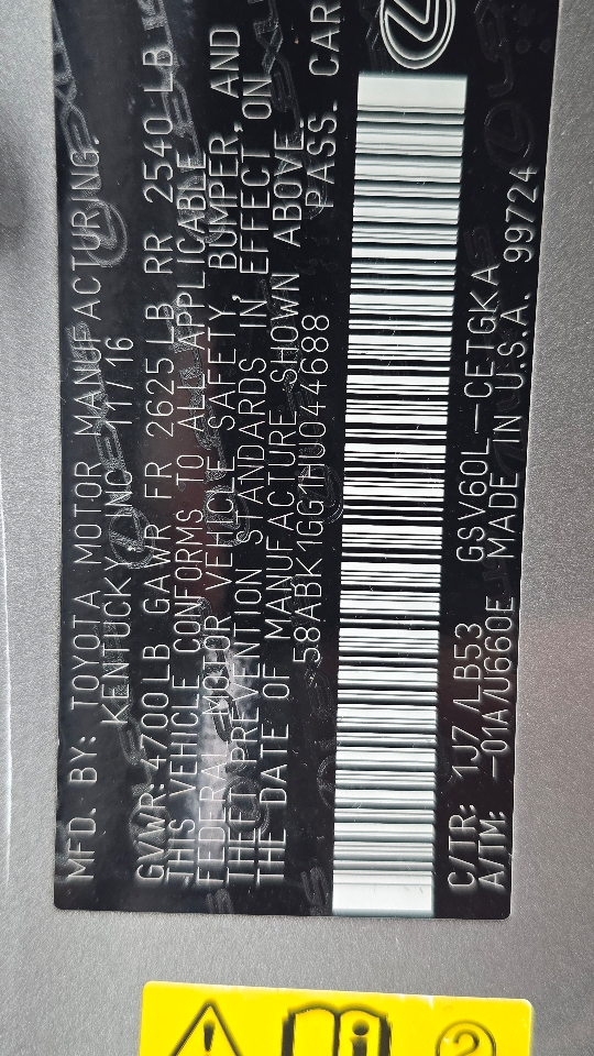 Lexus ES 350 Sedan 2017