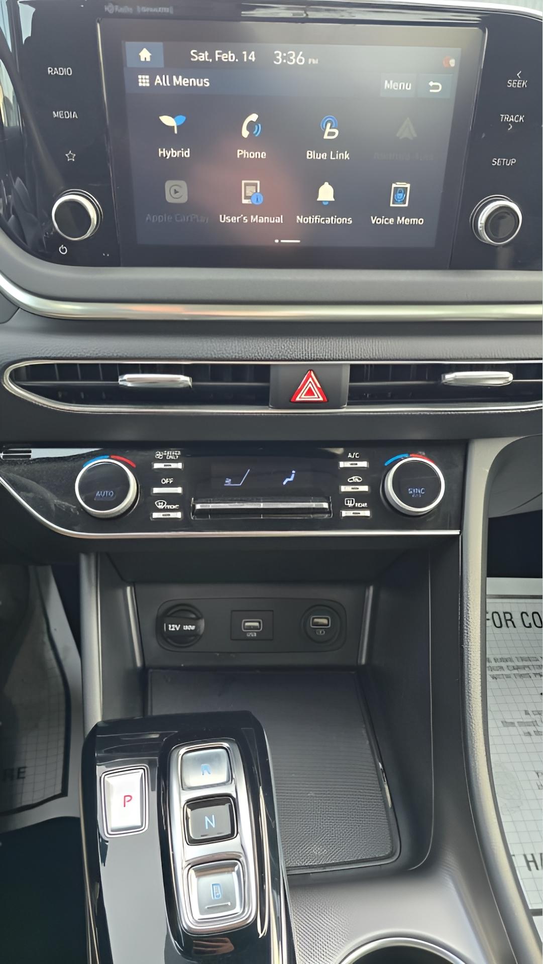 Hyundai Sonata Hybrid Blue 2021