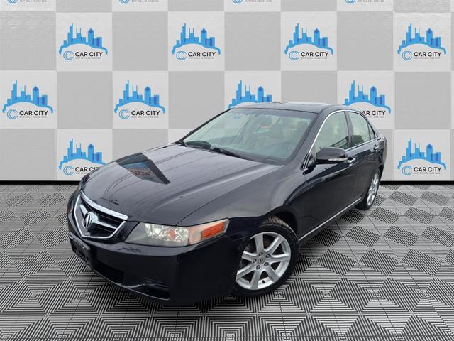 Black 2008 Acura TSX Sedan FWD Sedan Front-Wheel Drive Automatic