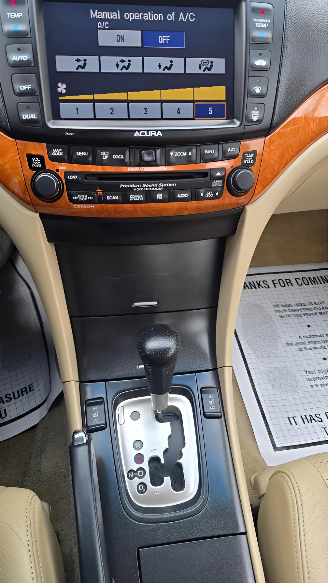 Acura TSX 5-speed AT 2008