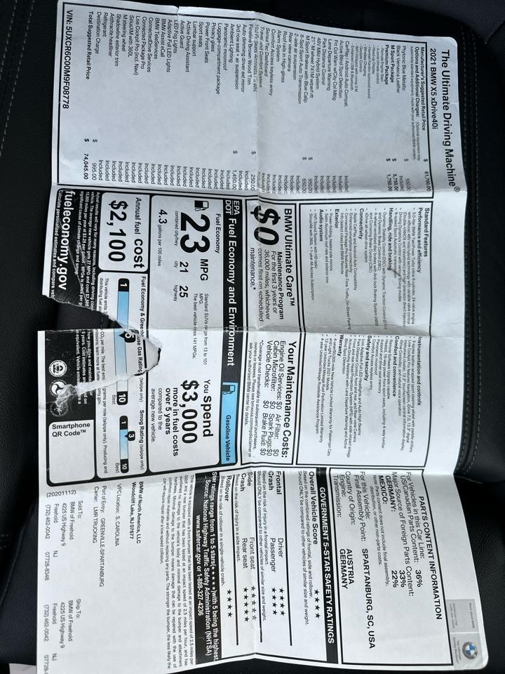 BMW X5 xDrive40i 2021