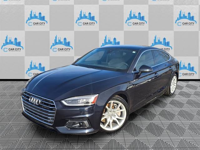 Gray 2018 Audi A5 Sportback 2.0T quattro Prestige AWD Sedan All-Wheel Drive Automatic