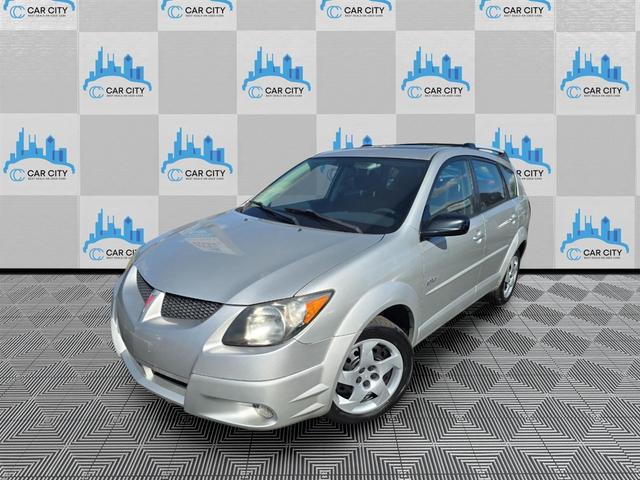 Silver 2004 Pontiac Vibe Base Hatchback Front-Wheel Drive Automatic