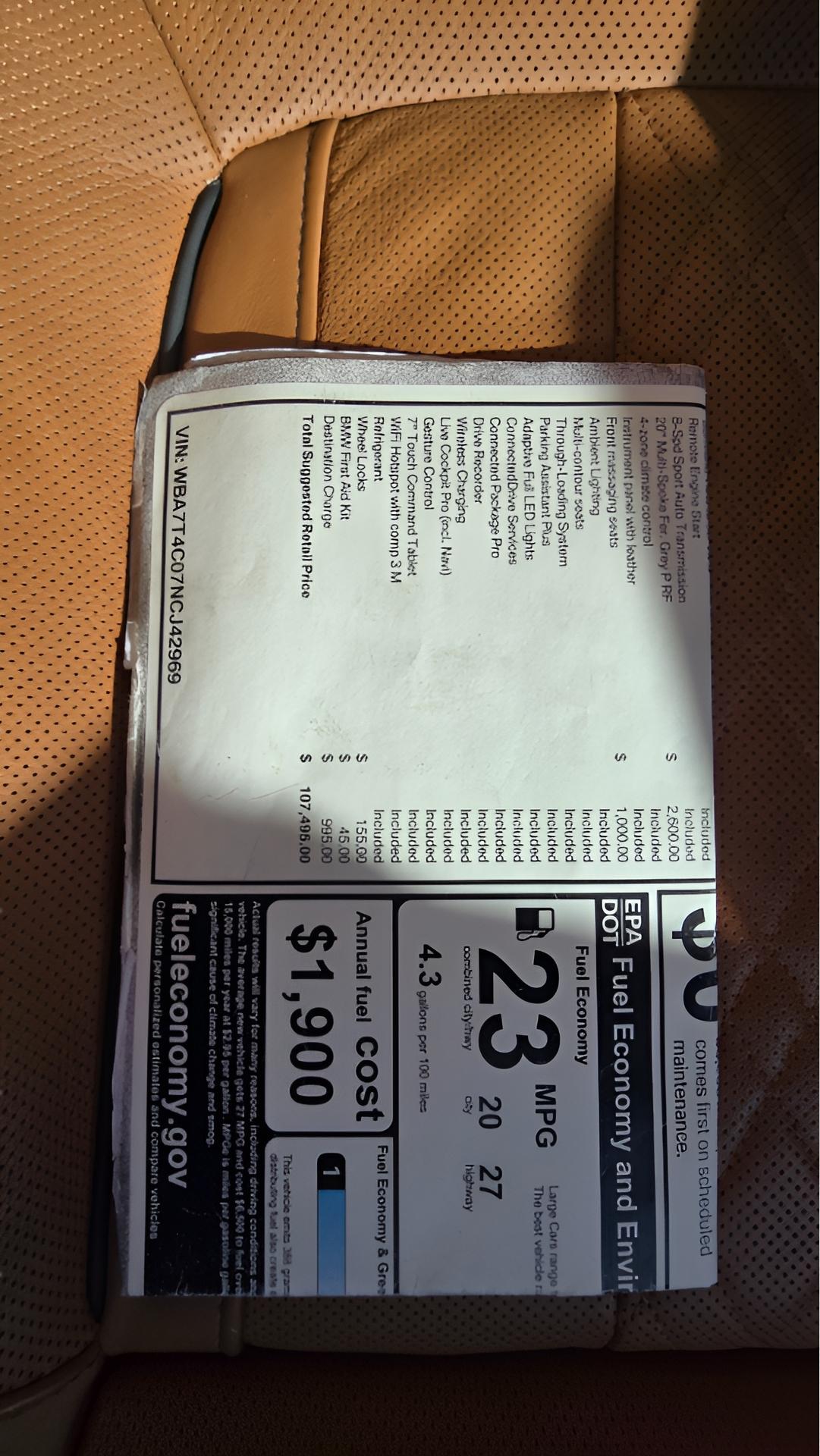 BMW 7-Series 740i xDrive 2022