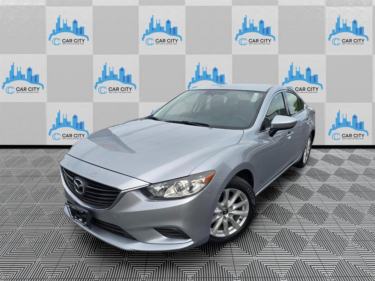 Gray 2016 Mazda MAZDA6 i Sport Sedan Front-Wheel Drive Automatic