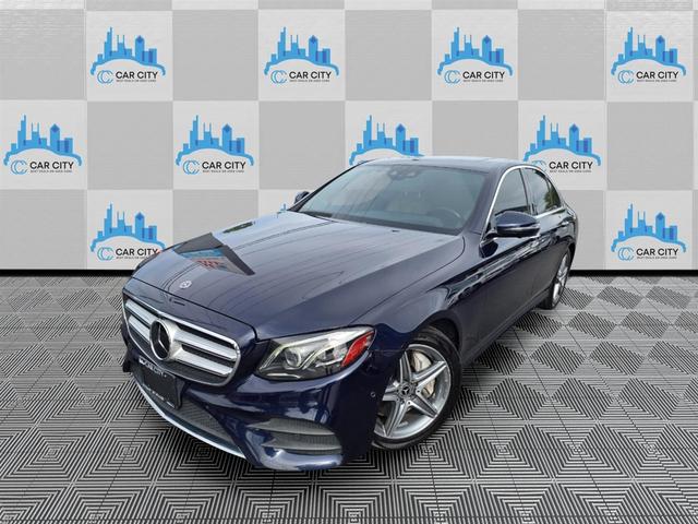 Blue 2018 Mercedes-Benz E-Class E 400 4MATIC Sedan AWD Sedan All-Wheel Drive Automatic