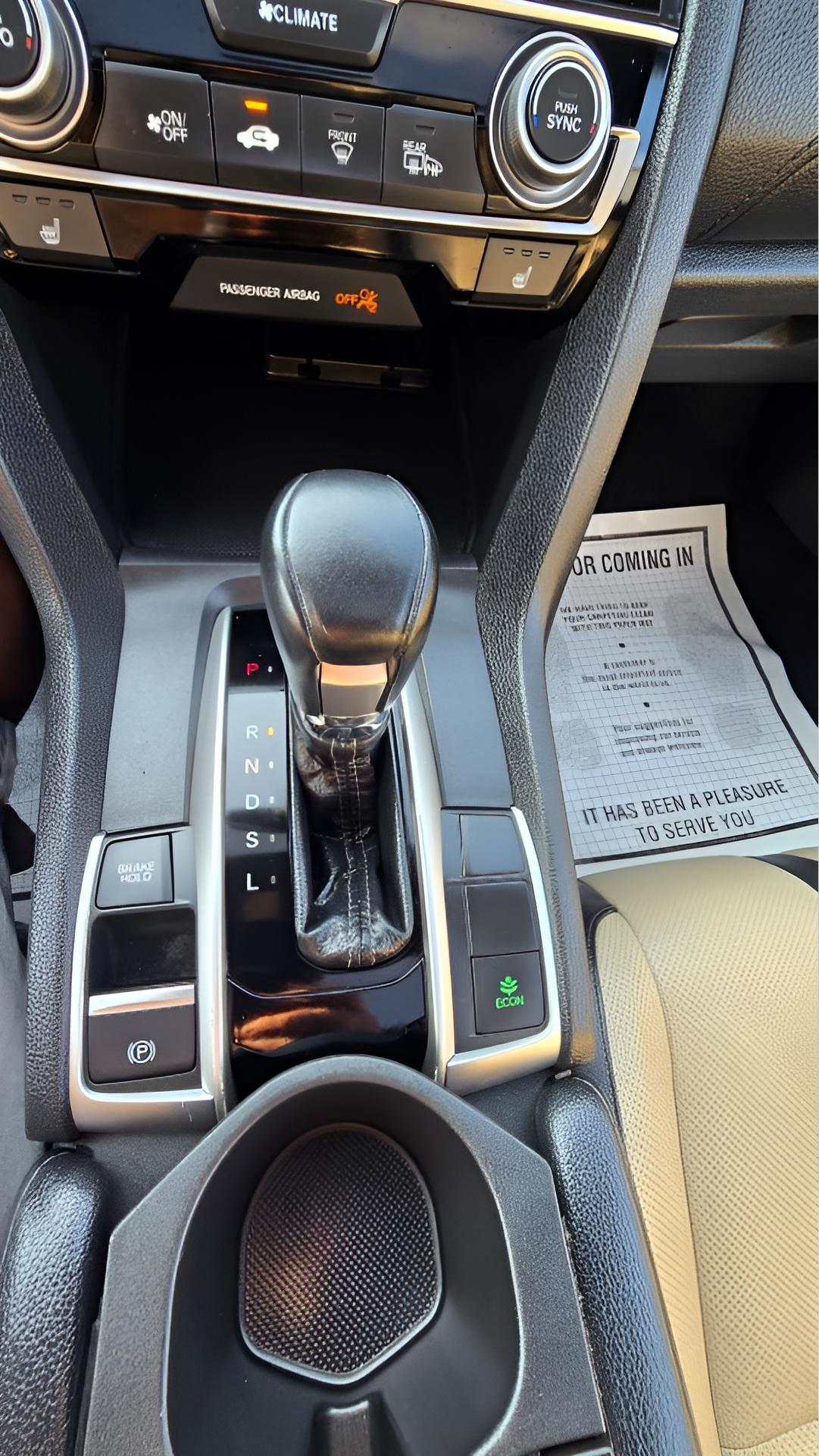 Honda Civic EX-L Coupe CVT 2016