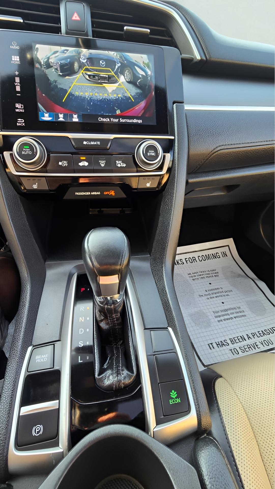 Honda Civic EX-L Coupe CVT 2016