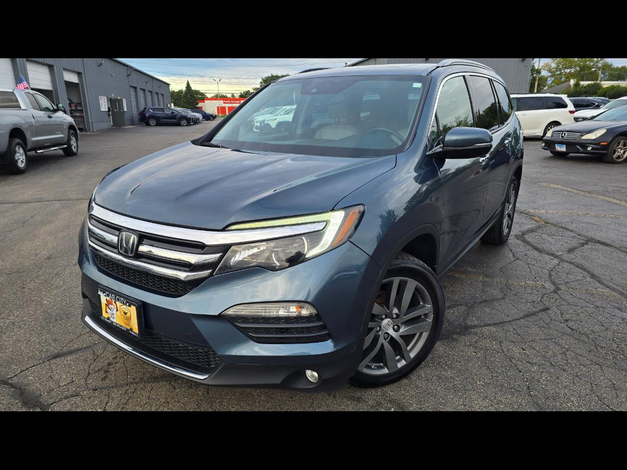 Blue 2017 Honda Pilot SUV / Crossover All-Wheel Drive Automatic
