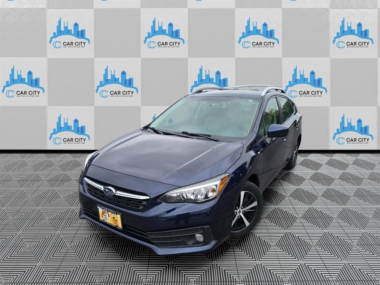 Blue 2021 Subaru Impreza Wagon All-Wheel Drive 