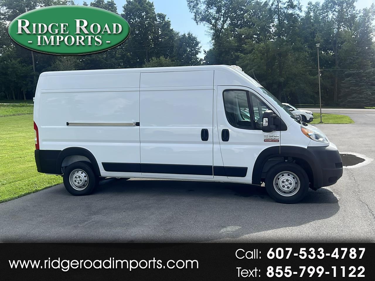 2022 RAM ProMaster Cargo Van 2500 High Roof 159" WB